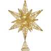15-Inch Twinkling LED Gold Starburst Tree Topper - Other Accents - 1 - thumbnail
