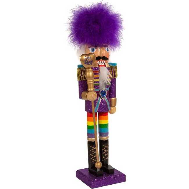 15-Inch Wooden Gay Pride Nutcracker - Nutcrackers - 2