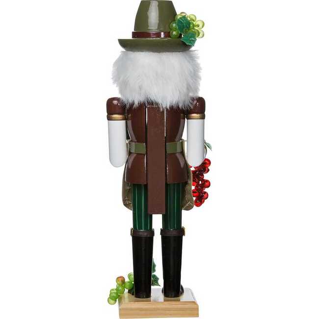 15-Inch Wooden Wine Grower Nutcracker - Nutcrackers - 4
