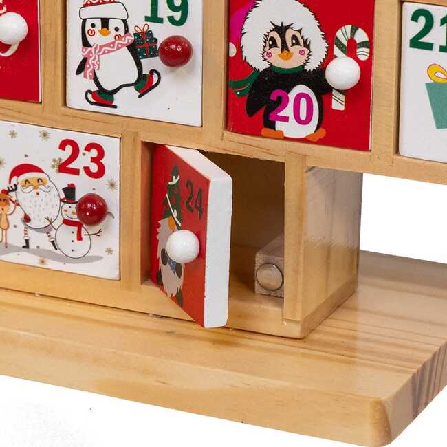 15-Inch Wooden Tree Advent Calendar - Advent Calendars - 2