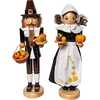 15-Inch Pilgrim Nutcrackers 2-Piece Set - Nutcrackers - 1 - thumbnail