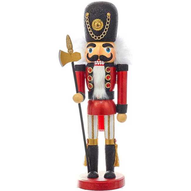 15-Inch Hollywood Red and Black Soldier Nutcracker