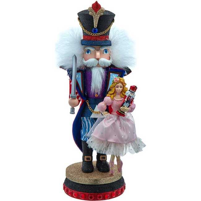 15-Inch Hollywood Nutcrackers Prince with Clara Nutcracker
