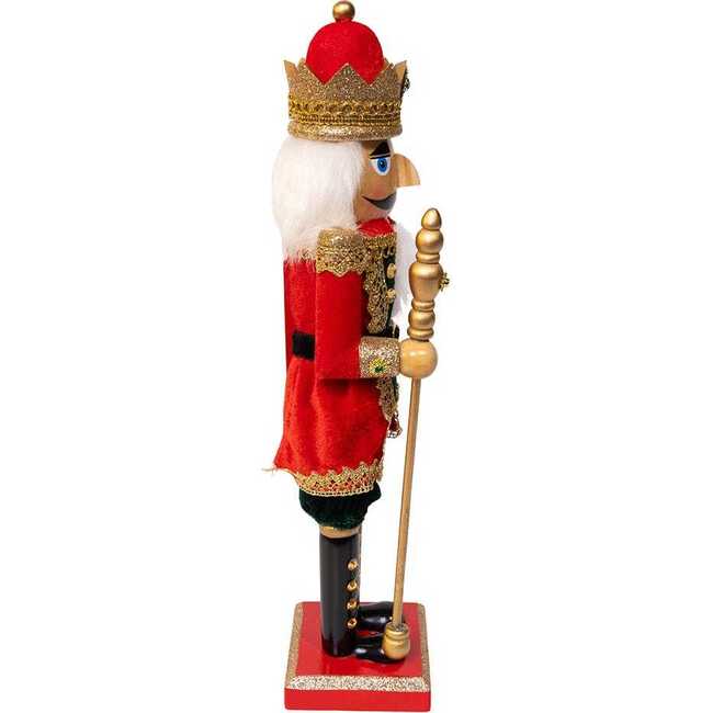 15-Inch Red and Green King Nutcracker - Nutcrackers - 2