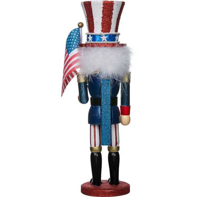 15-Inch Hollywood Wooden Uncle Sam Nutcracker - Nutcrackers - 3