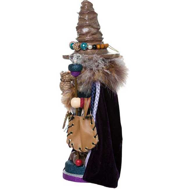 15-Inch Hollywood Wizard Nutcracker with Owl - Nutcrackers - 5