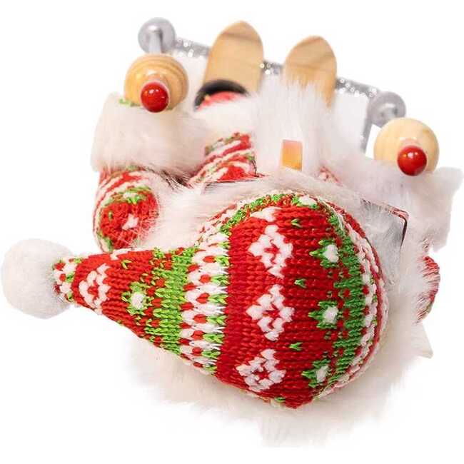15-Inch Ski Santa With Christmas Sweater Nutcracker - Nutcrackers - 5