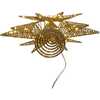 15-Inch Twinkling LED Gold Starburst Tree Topper - Other Accents - 6