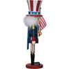 15-Inch Hollywood Wooden Uncle Sam Nutcracker - Nutcrackers - 4