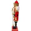 15-Inch Red and Green King Nutcracker - Nutcrackers - 4
