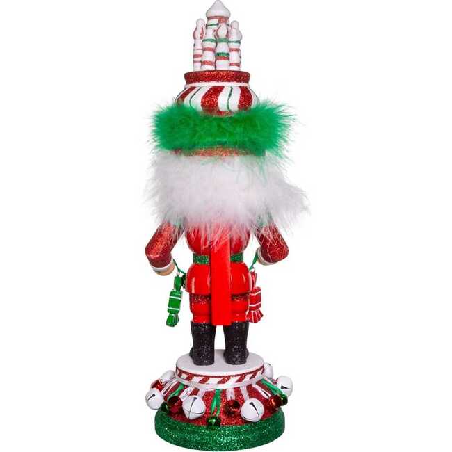 15-Inch Hollywood Nutcrackers Red, White and Green Candy Tower Hat Nutcracker - Nutcrackers - 3
