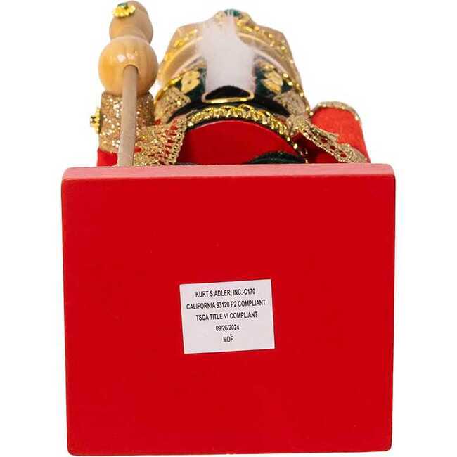 15-Inch Red and Green King Nutcracker - Nutcrackers - 6