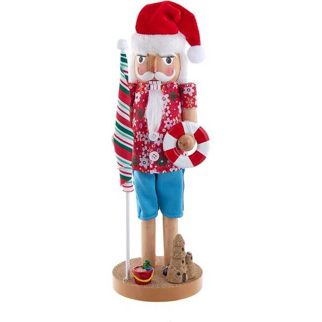 15-Inch Beach Santa Nutcracker