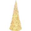 15.5-Inch Battery Operated LED Silver Iridescent Tabletop Christmas Tree - Other Accents - 1 - thumbnail
