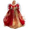14-Inch UL 10-Light Red and Gold Angel Tree Topper - Other Accents - 1 - thumbnail