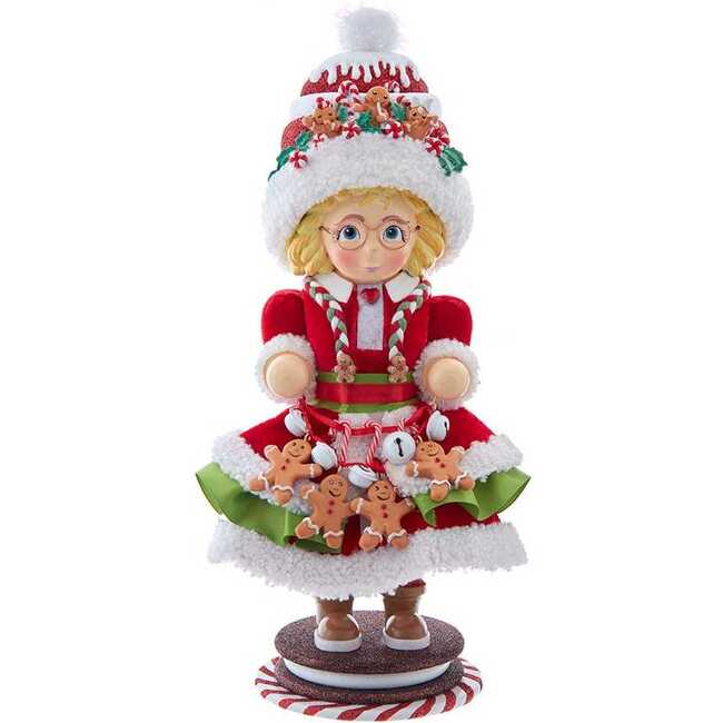 14-Inch Hollywood Nutcrackers Mrs. Claus Gingerbread Nutcracker
