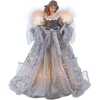 14-Inch UL 10-Light Silver and Ivory Angel Tree Topper - Other Accents - 1 - thumbnail