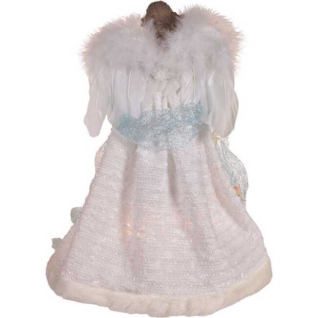 14-Inch UL 10-Light Coastal Beach Angel Tree Topper - Other Accents - 3