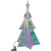 15-Inch Battery-Operated Lighted Magical Iridescence Holographic Tabletop Christmas Tree - Other Accents - 2