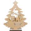 15-Inch Battery Operated 10-Light Tree With Village Scene - Other Accents - 3