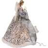 14-Inch UL 10-Light Silver and Ivory Angel Tree Topper - Other Accents - 2