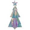 15-Inch Battery-Operated Lighted Magical Iridescence Holographic Tabletop Christmas Tree - Other Accents - 3