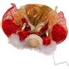 14-Inch UL 10-Light Red and Gold Angel Tree Topper - Other Accents - 5