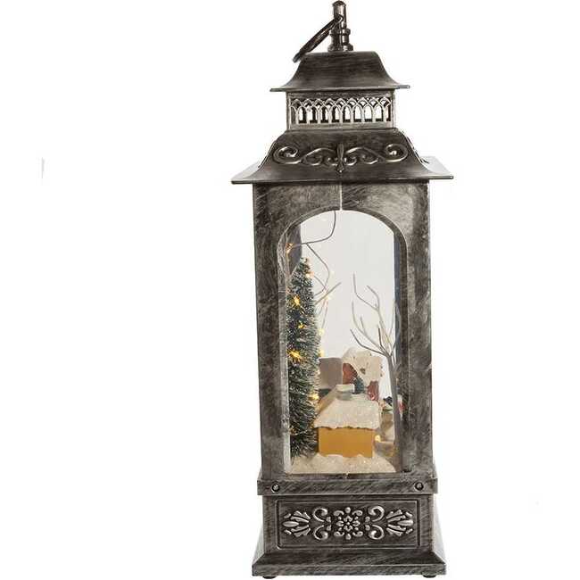15-Inch  Battery-Operated LED Musical Christmas Village Lantern - Other Accents - 3
