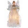 14-Inch Fiber Optic Ivory and Gold Animated LED Angel Treetop - Other Accents - 1 - thumbnail
