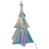 15-Inch Battery-Operated Lighted Magical Iridescence Holographic Tabletop Christmas Tree - Other Accents - 4