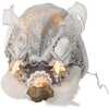 14-Inch UL 10-Light Silver and Ivory Angel Tree Topper - Other Accents - 5