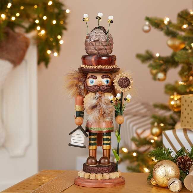 15-Inch Hollywood Bee Keeper Nutcracker - Nutcrackers - 6