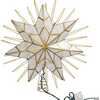 14-Inch 7-Point Natural Capiz Star Lighted Treetop - Other Accents - 4