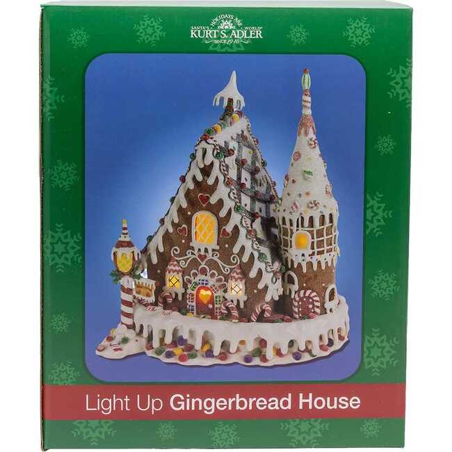 13-Inch Claydough Gingerbread Inn with C7 Bulb