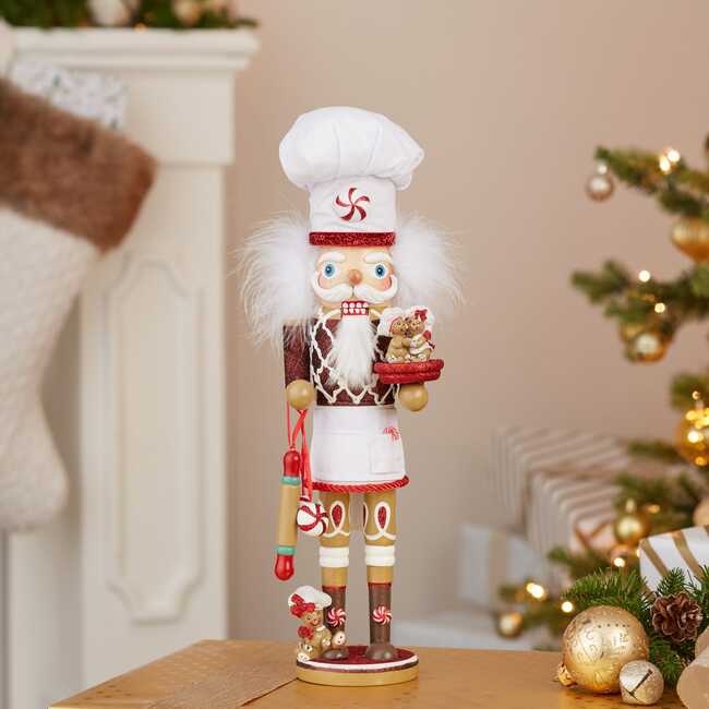 15.5-Inch Hollywood Gingerbread Chef Nutcracker - Nutcrackers - 7