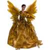 13-Inch UL 10-Light Gold African American Angel Treetop - Other Accents - 2
