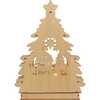 13-Inch Battery Operated LED Lighted Tree With Village Scene Table Piece - Other Accents - 3