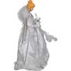 14-Inch 10-Light White and Silver Angel Treetop - Other Accents - 3