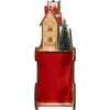 13.77-Inch Battery Operated LED Lighted Sleigh With Village Scene Table Piece - Other Accents - 2