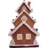 13-Inch Gingerbread Cookie 3-Layered LED House - Other Accents - 4