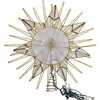 14-Inch 7-Point Natural Capiz Star Lighted Treetop - Other Accents - 7