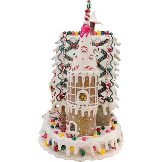 13-Inch Claydough Gingerbread Inn with C7 Bulb - Other Accents - 5