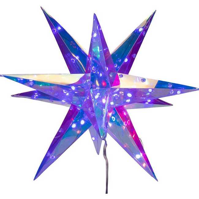 13.25-Inch 40-Light RGB Smart LED Holographic Starburst - Other Accents - 4