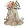12-Inch White and Silver LED Fiber Optic Angel Treetop - Other Accents - 2
