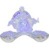 13.25-Inch Battery-Operated USB LED Lighted Angel With Horn Water Globe - Other Accents - 5
