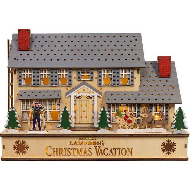 12-Inch National Lampoon-Foots Christmas Vacation Battery Operated Lighted House