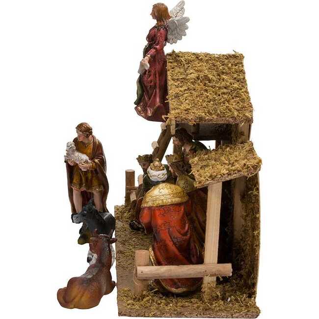 12-Piece Nativity Set with Wooden Stable - Other Accents - 3
