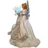 12-Inch White and Silver LED Fiber Optic Angel Treetop - Other Accents - 4