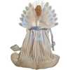 12-Inch White and Silver LED Fiber Optic Angel Treetop - Other Accents - 5