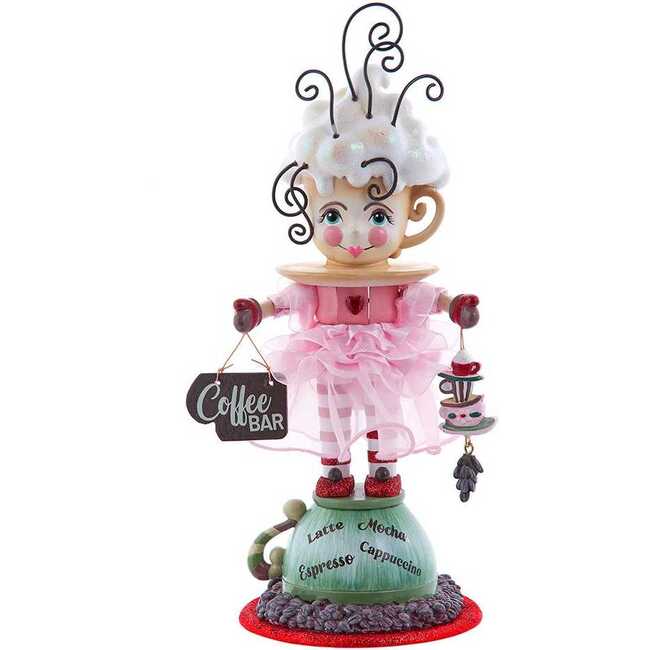 12-Inch Hollywood Nutcrackers Coffee Girl Nutcracker